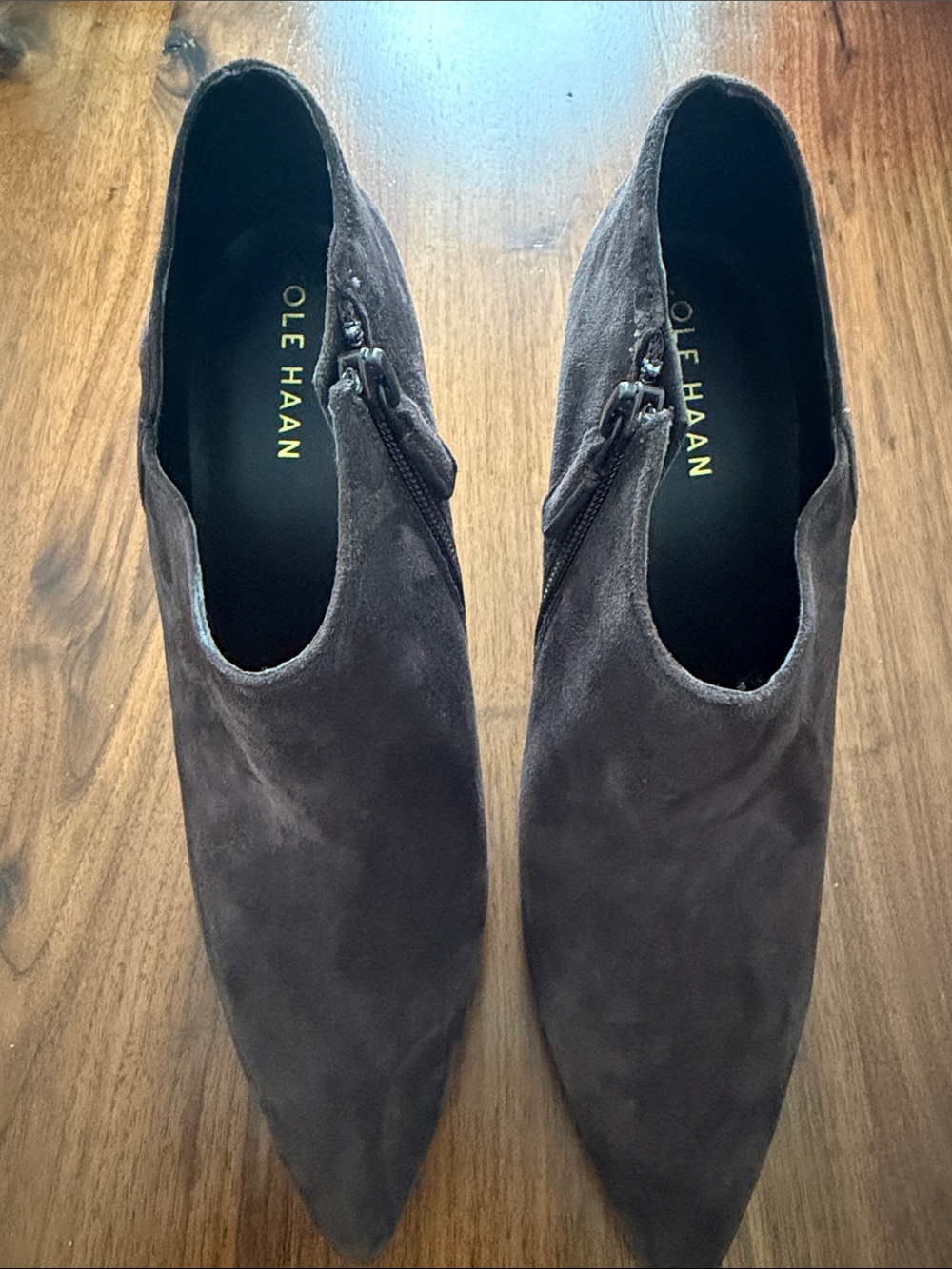 Cole Haan Dark Brown Suede Chukka Boots
